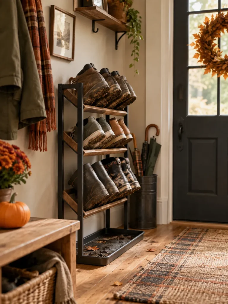3. Slanted Shoe Rack