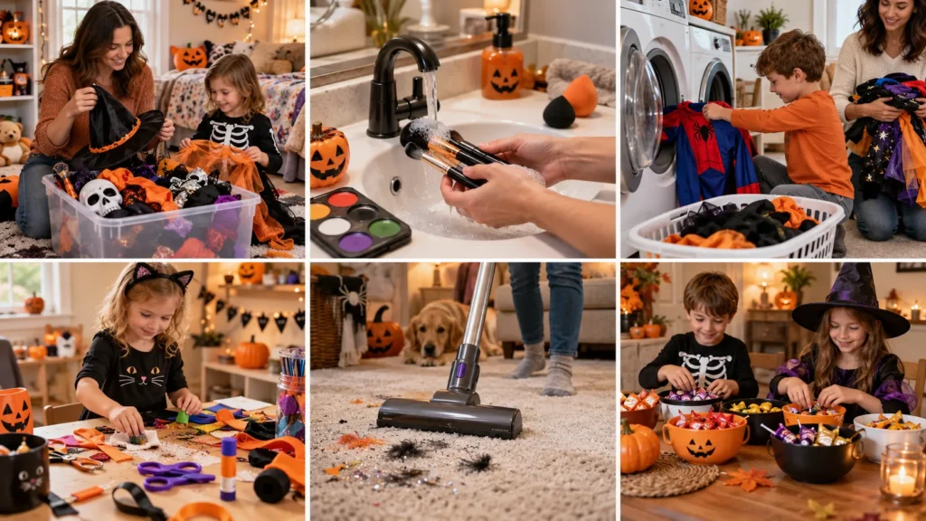 Kids Room And Costume Cleaning Before Halloween