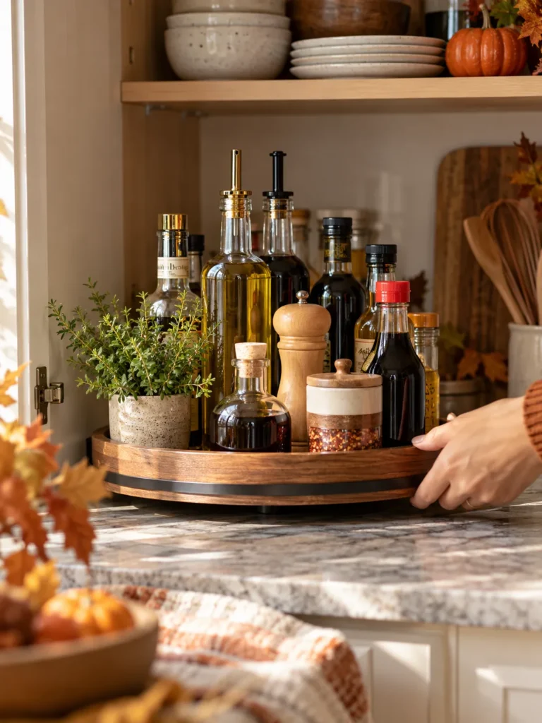 8. Try A Lazy Susan For Oils