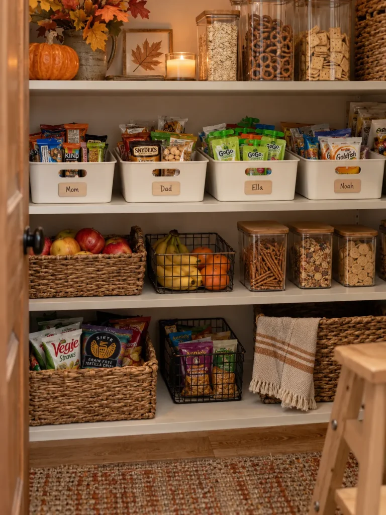 5. Sort Snacks By Family Member