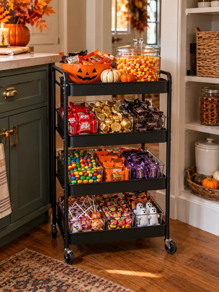 8. Try A Rolling Cart System