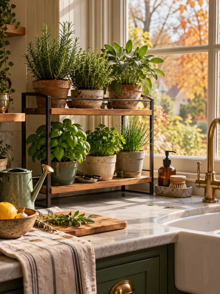 20. Create A Small Herb Shelf