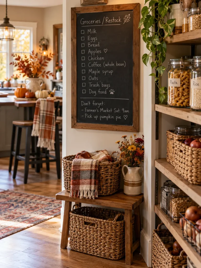 18. Add A Small Chalkboard For Notes