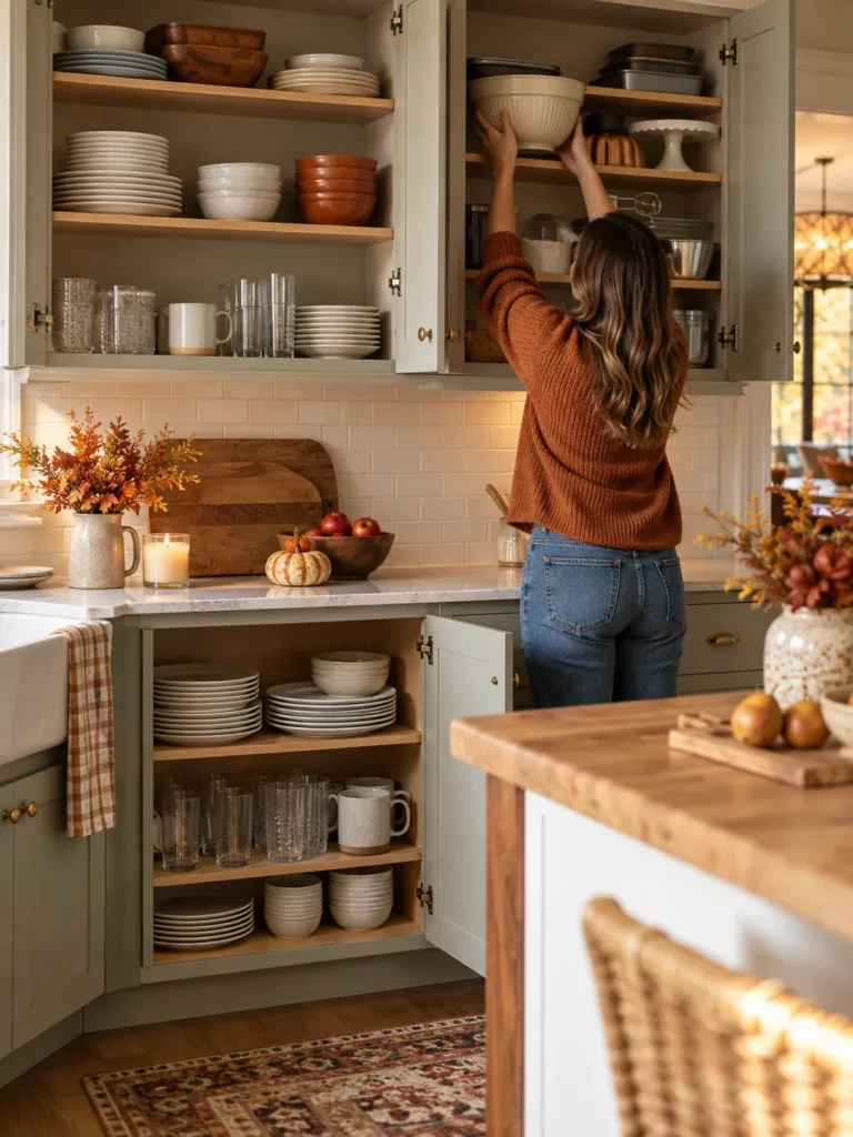 17. Organize Cabinets By How You Use Them