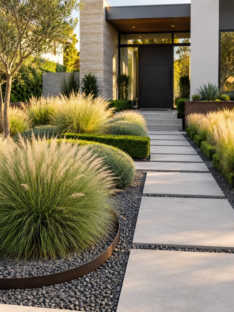 11. Grass Planted In Geometric Patterns