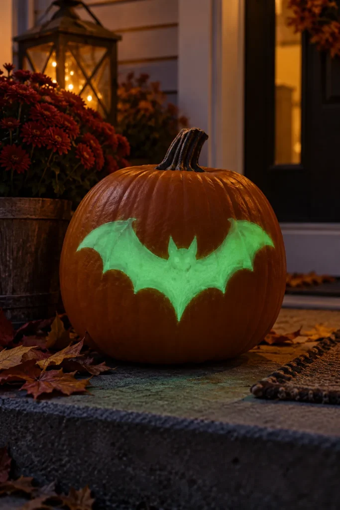 29. Glow-in-the-Dark Painted Bat