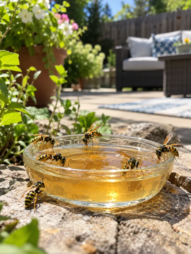 3. Vinegar Water Trap Method