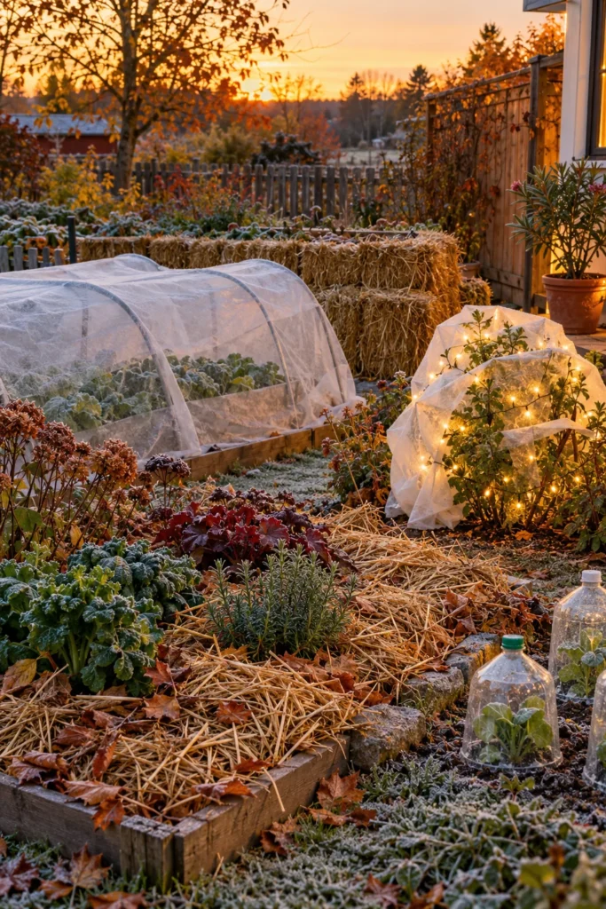 Frost Protection for Outdoor Plants in Beds and Borders