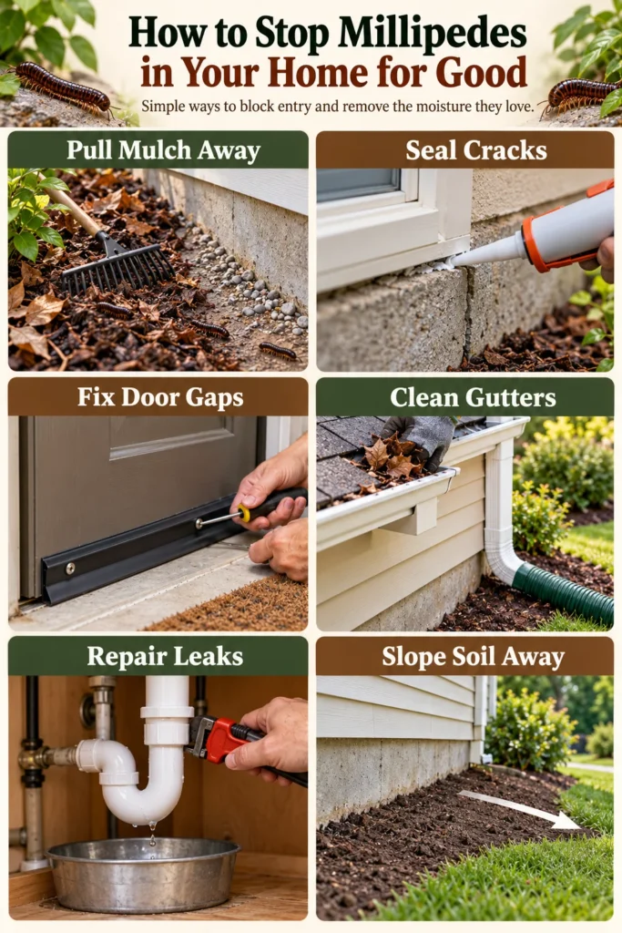How to Stop Millipedes in Your Home for Good