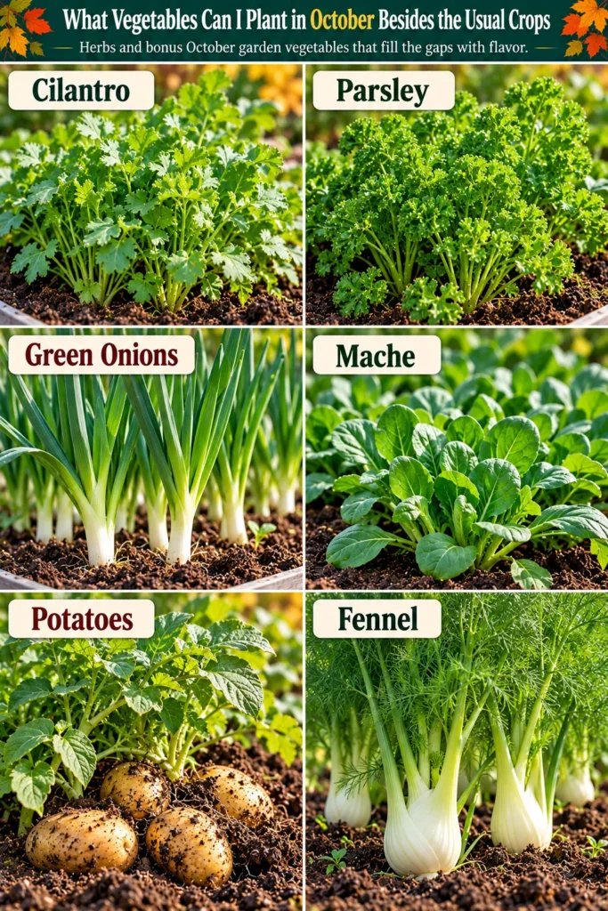What Vegetables Can I Plant in October Besides the Usual Crops