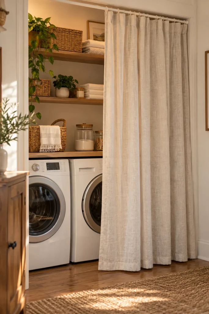 14. A Pretty Curtain to Hide Machines