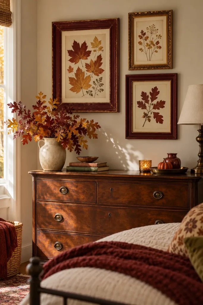 15. Paint Old Frames in Fall Colors