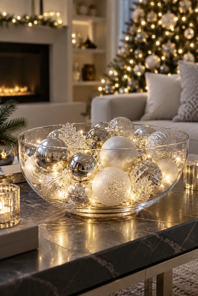18. Glass Bowl of Baubles