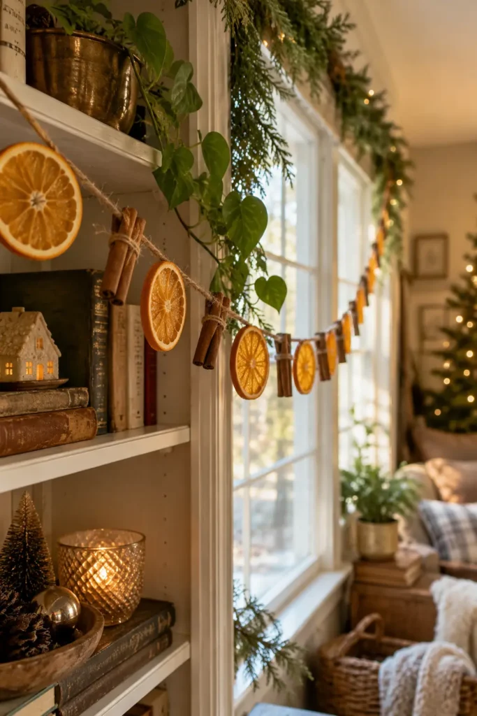 9. Dried Orange Garland