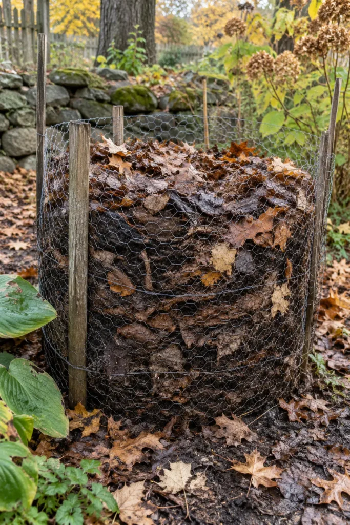 8. A Simple Leaf Mold Bin