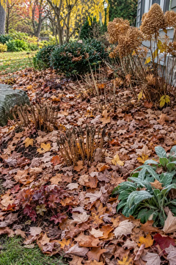 3. Leaf Blanket for Perennials