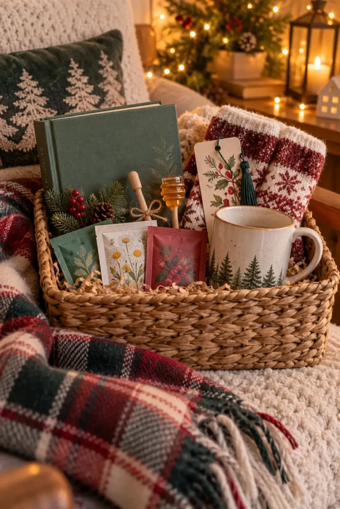 10. Tea and Book Corner Basket