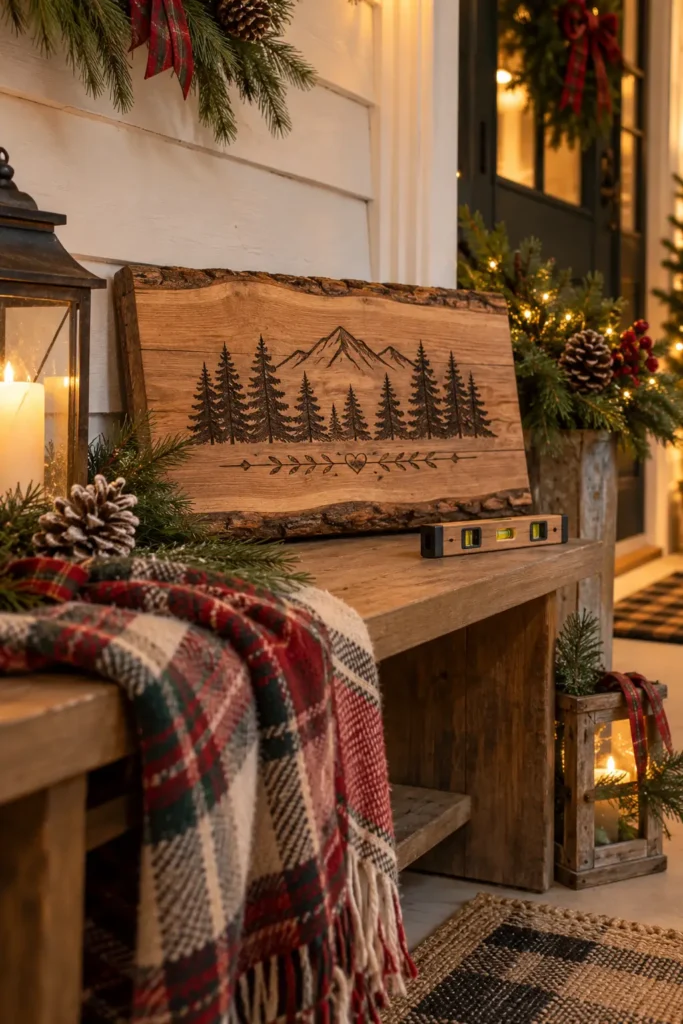 6. Family Name Wooden Sign