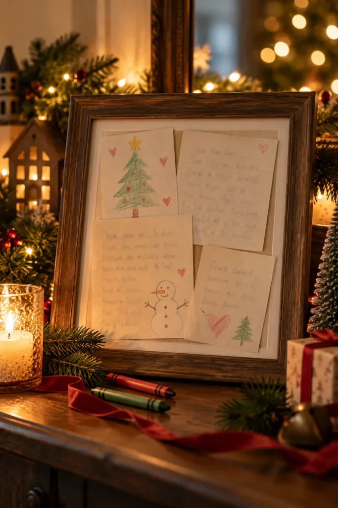 4. Framed Letter from the Kids
