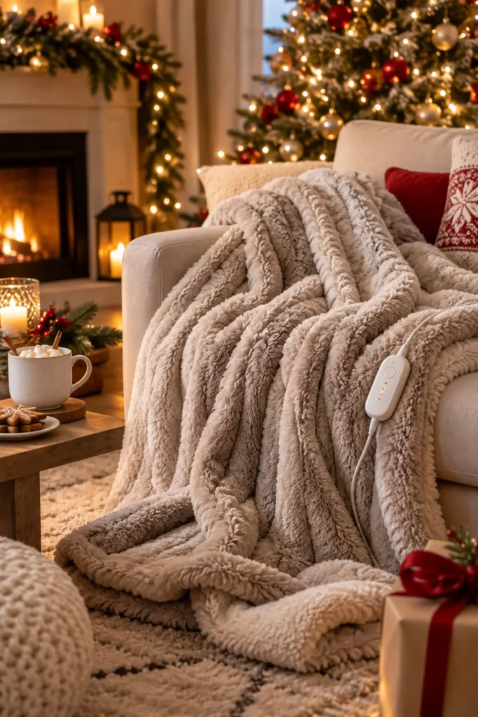 8. Heated Throw Blanket