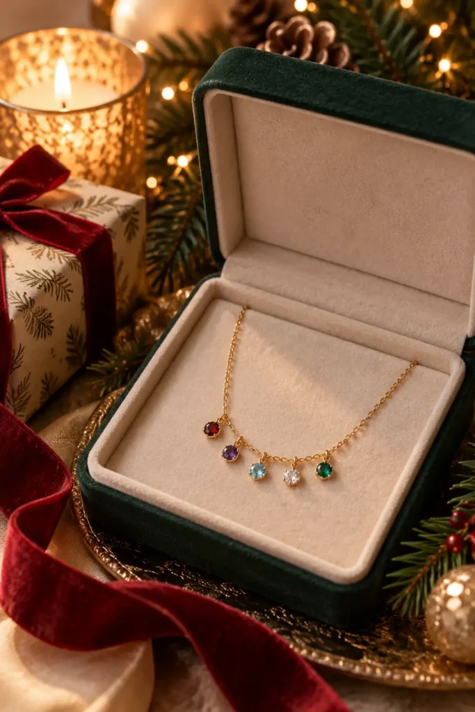 4. Birthstone Necklace