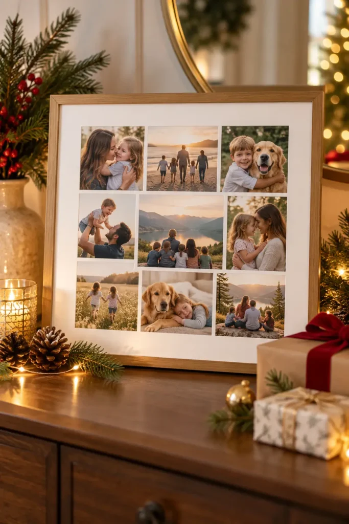 2. Framed Family Photo Collage
