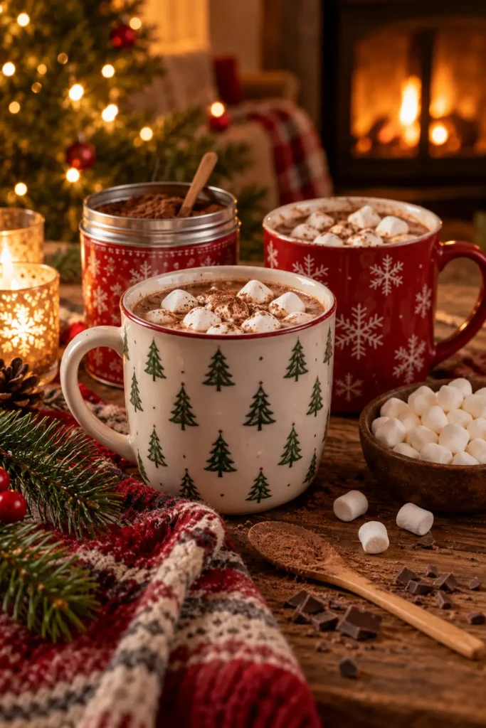 12. Hot Cocoa Mug Set