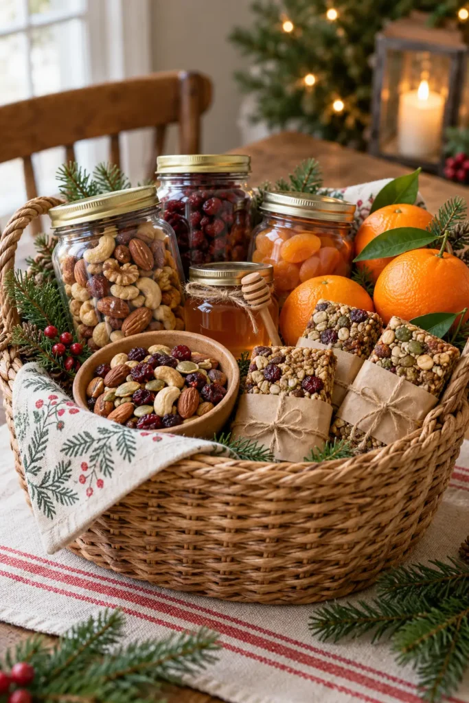 3. Healthy Snack Treat Basket