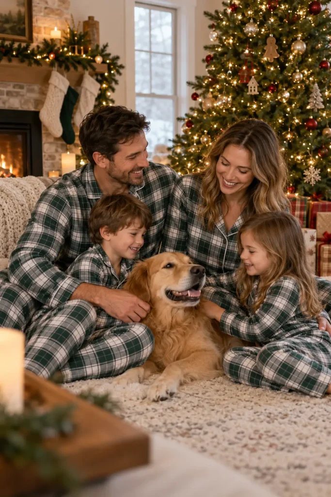 26. Matching Family Pajamas
