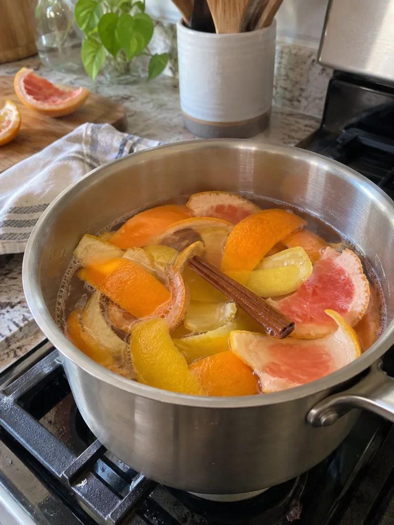 8. Leftover Citrus Peel Simmer