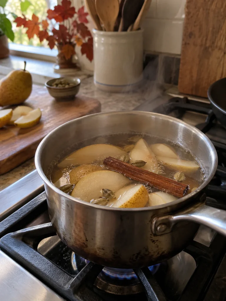 6. Spiced Pear Simmer