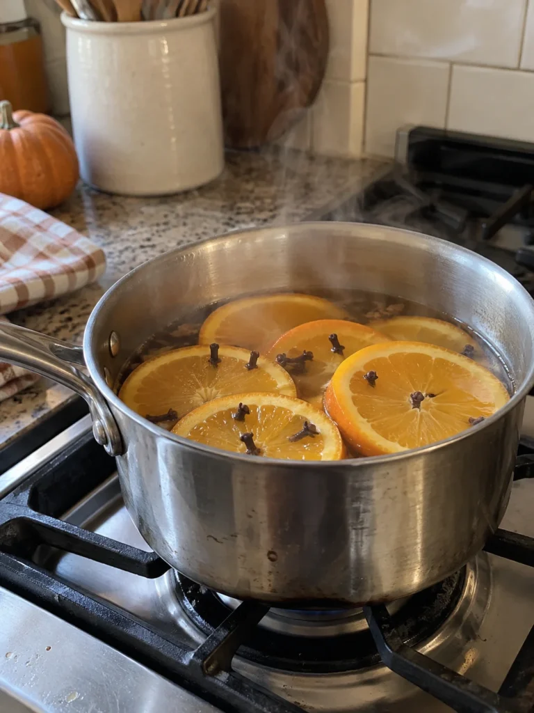 2. Orange Clove Slice Simmer
