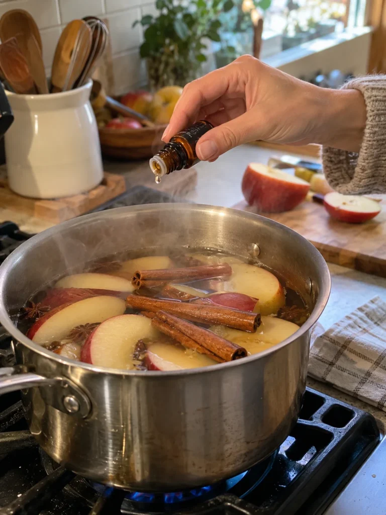 19. Cinnamon Stick Oil Boost Simmer