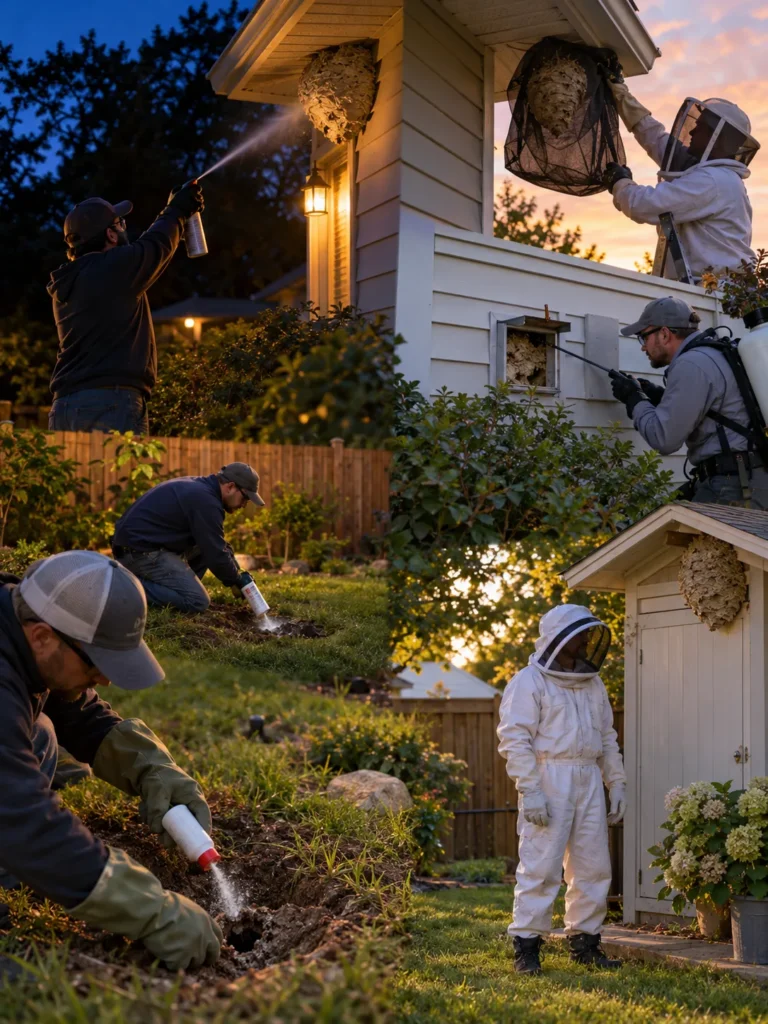 How To Get Rid Of Yellow Jackets In The Yard When Nests Are Large