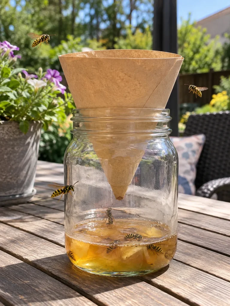 12. Homemade Funnel Trap