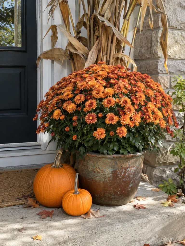 1. Mum And Pumpkin Combo Pot