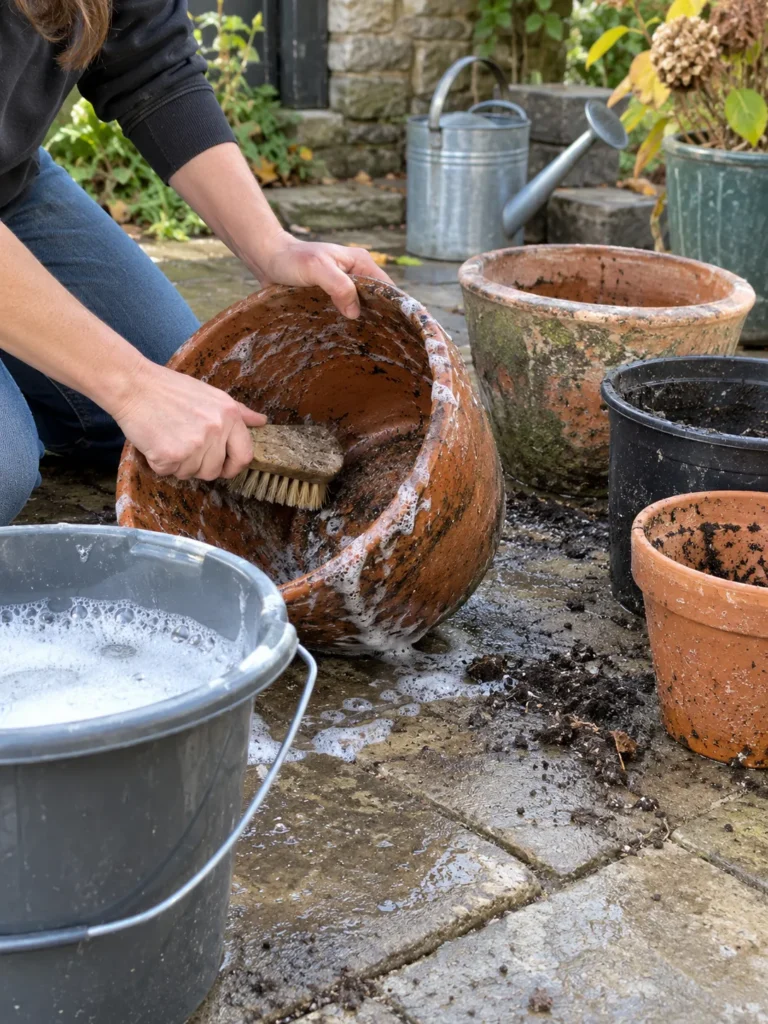 29. Cleaning Pots Before Winter