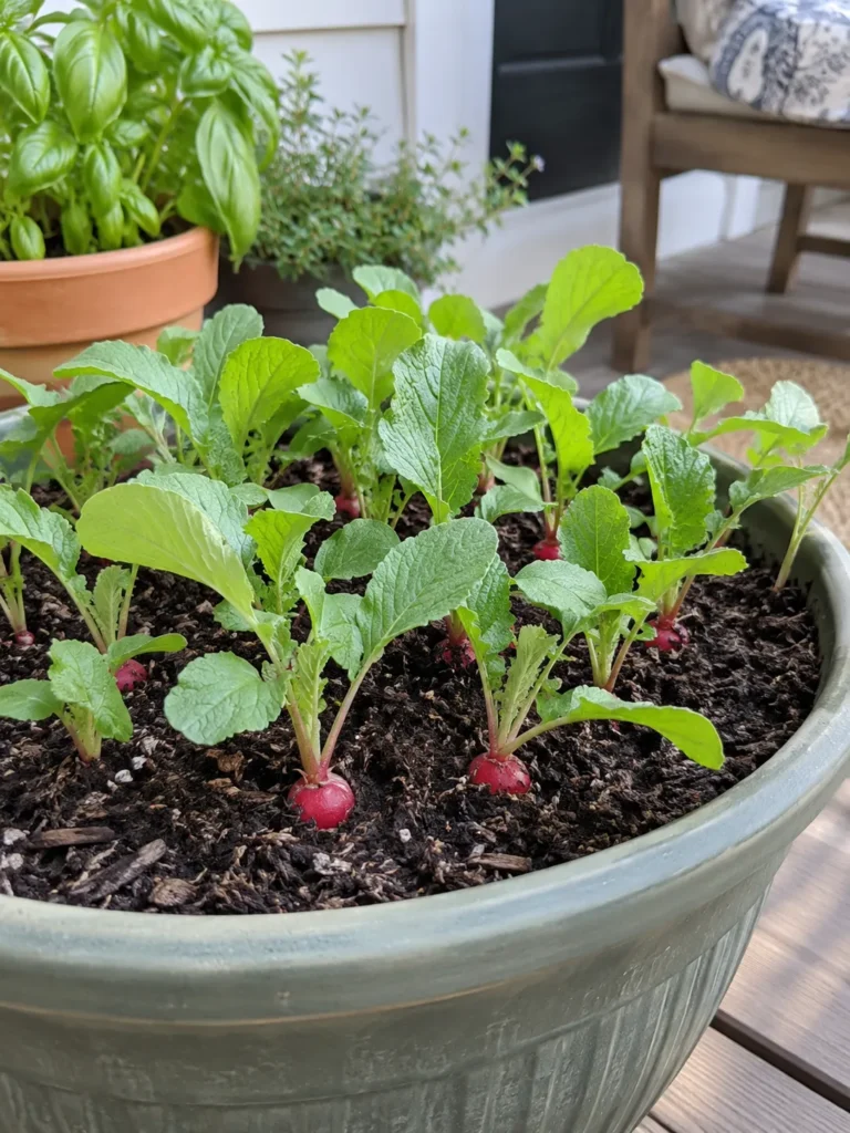 22. Radish Quick Grow Pot