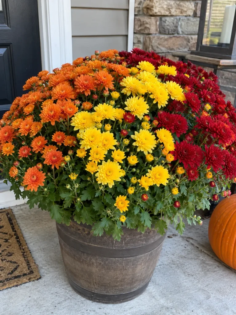 4. Chrysanthemum Rainbow Mix Pot