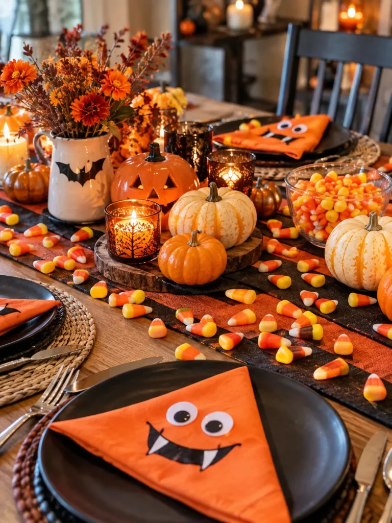 21. Candy Corn Table Scatter