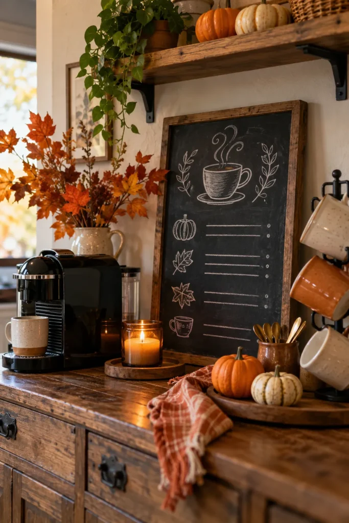 10. A Chalkboard Menu Sign for Your Drinks