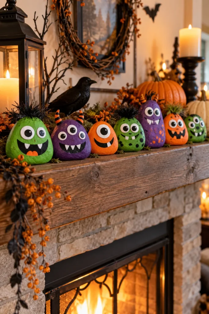 17. Painted Rock Monsters