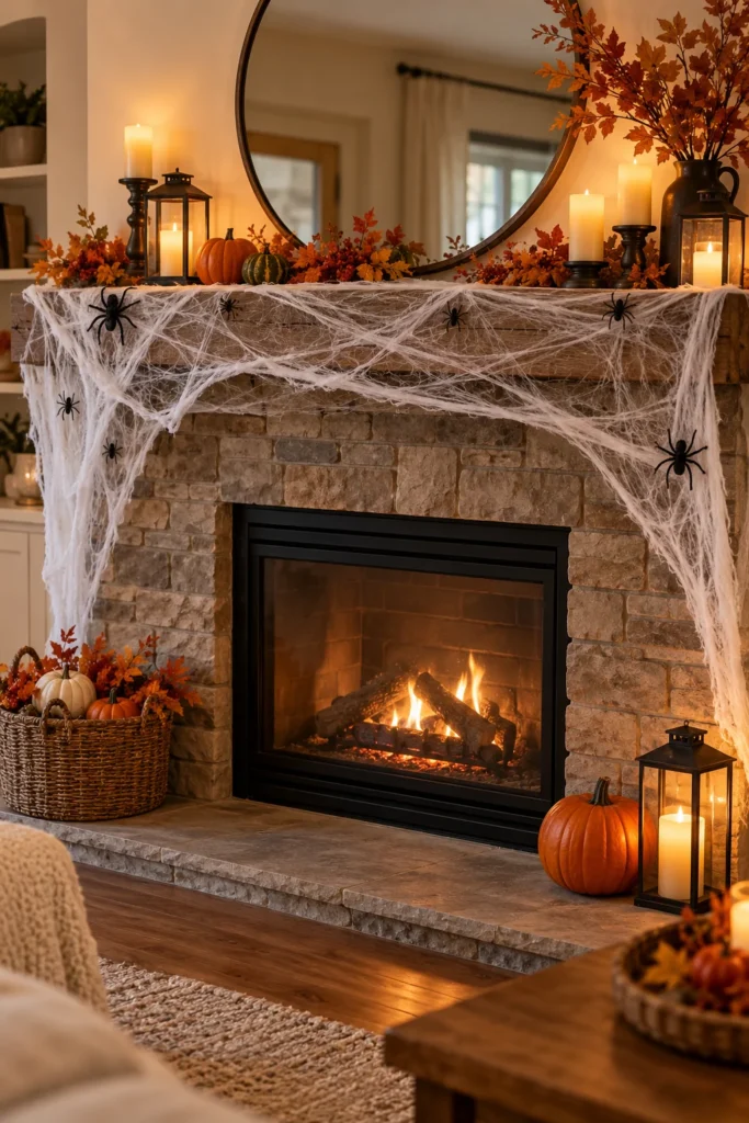 13. Dollar Store Spider Web Cover