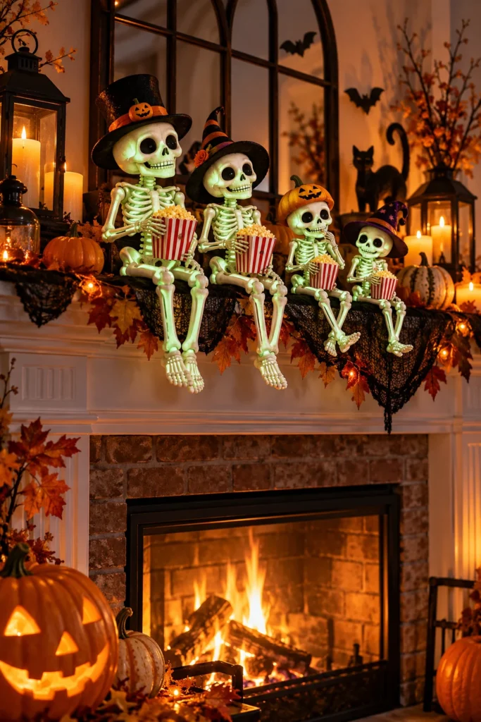 25. Glow in the Dark Skeleton Family