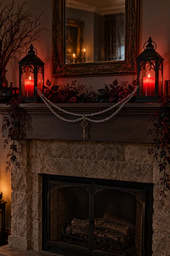 6. Red Glow Lanterns and Chains