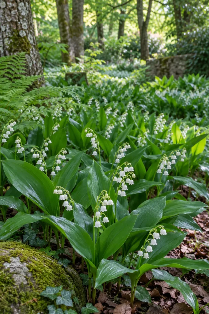 28. Lily of the Valley Under the Trees