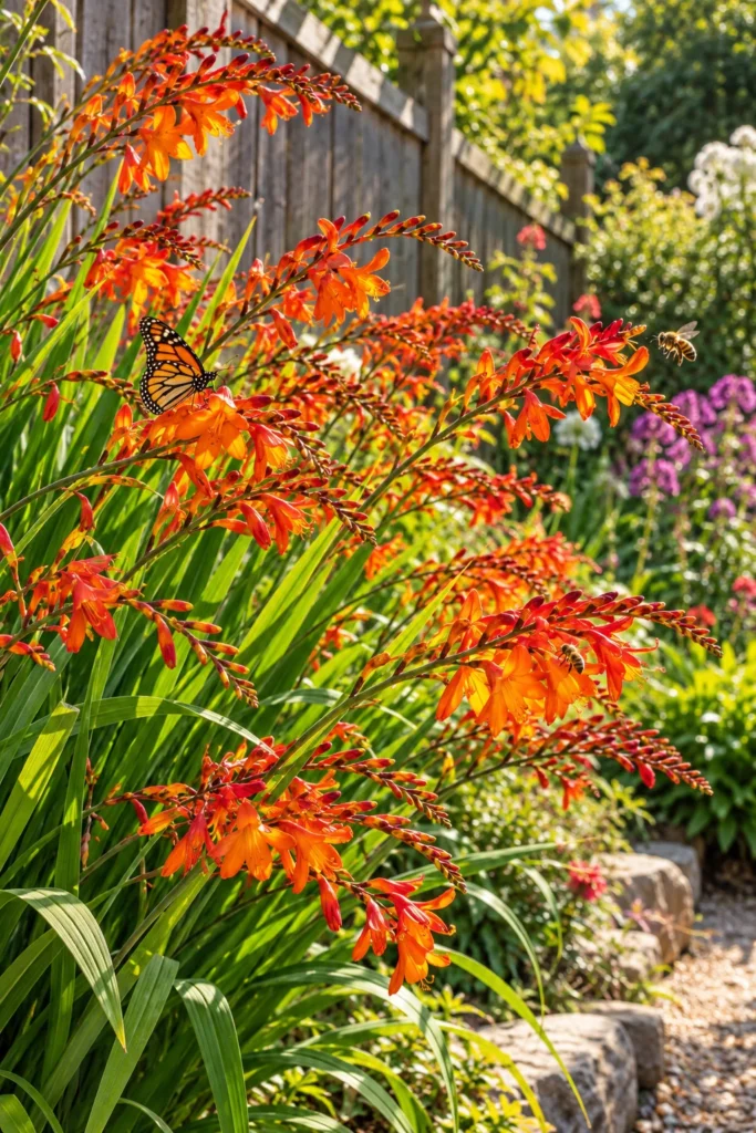 5. Crocosmia Sparks for Hot Sunny Corners