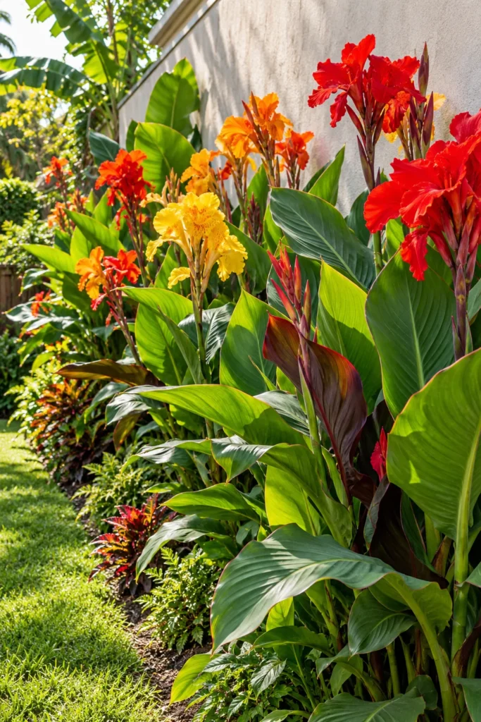 3. Canna Lilies for a Jungle in One Month
