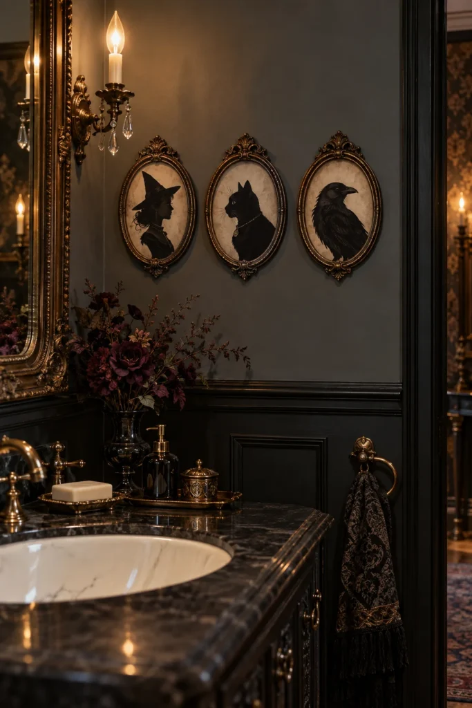 28. The Victorian Silhouette Cameo Wall
