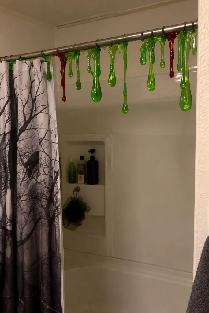 9. The Dripping Slime Curtain Rod